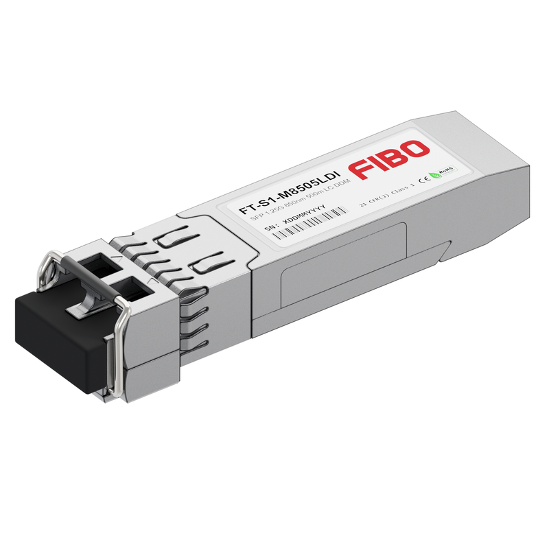 картинка 1000BASE-SX-I SFP промышленный модуль 850нм 500м от магазина Охранных систем и видеонаблюдения