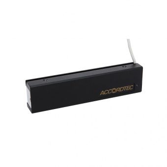 картинка Электромагнитный замок AccordTec «ML-200K-3 Premium Black с планкой» от магазина Охранных систем и видеонаблюдения