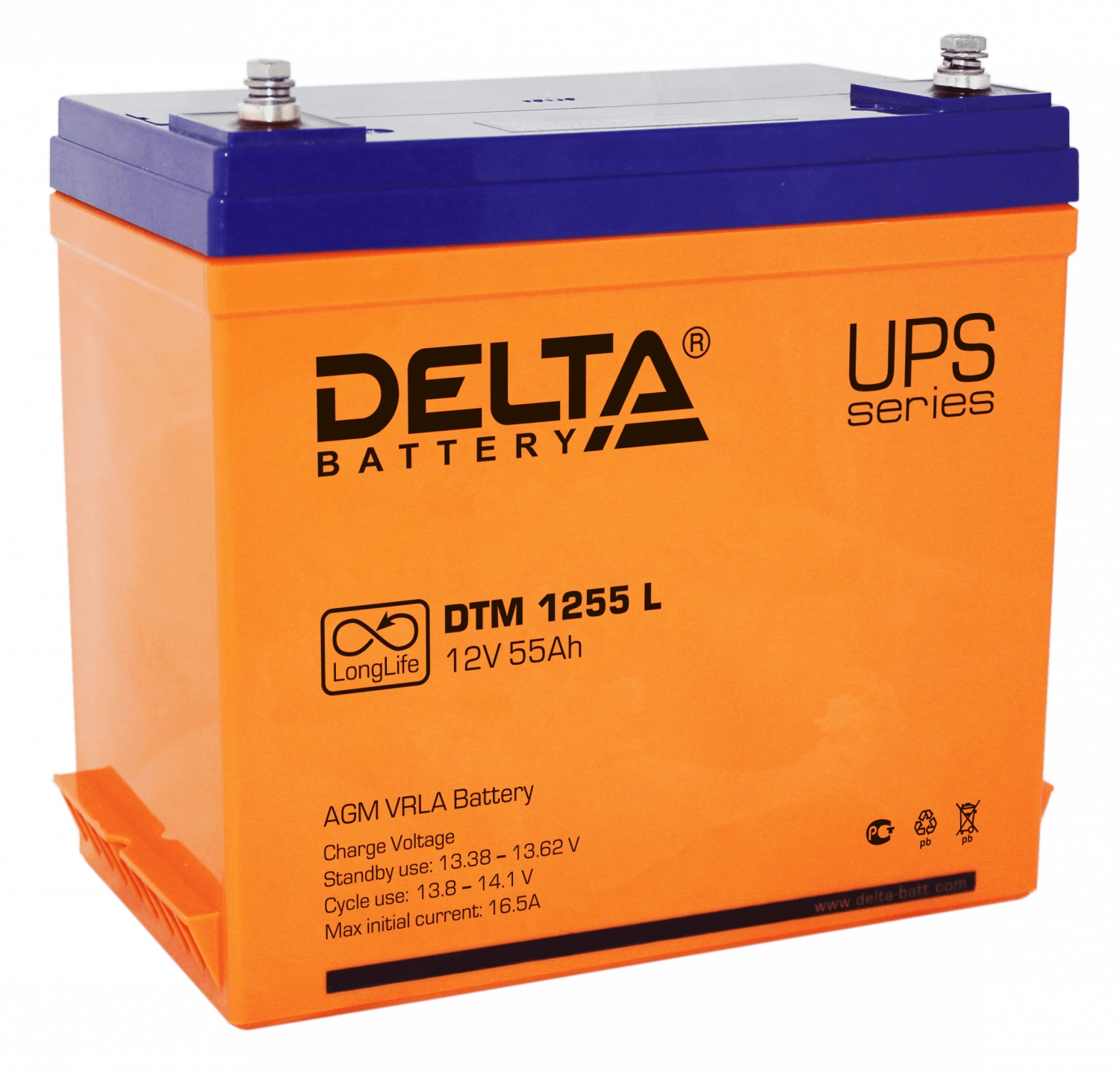 картинка DELTA battery DTM 1255 L от магазина Охранных систем и видеонаблюдения