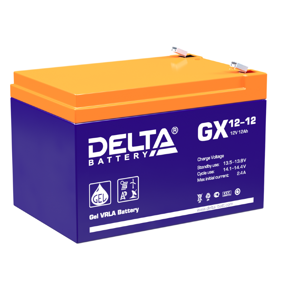 картинка DELTA battery GX 12-12 от магазина Охранных систем и видеонаблюдения