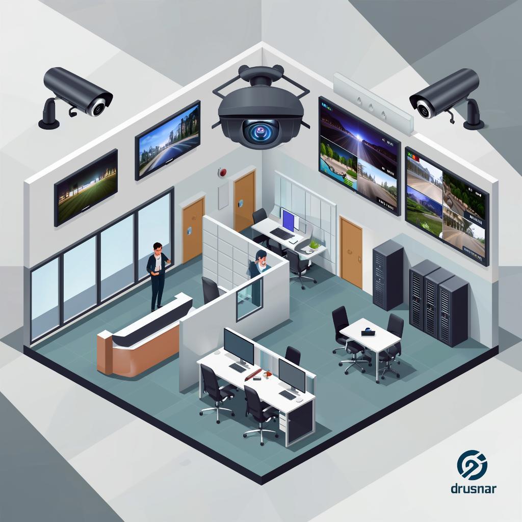 Видеонаблюдение для офиса: зонирование, разрешение камер и ночная съемка