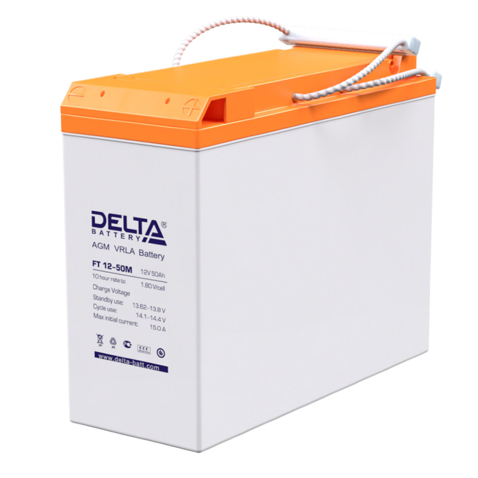 картинка DELTA battery FT 12-50 M от магазина Охранных систем и видеонаблюдения