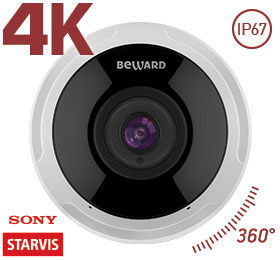 картинка Панорамная IP камера Fisheye Beward SV6016FLM от магазина Охранных систем и видеонаблюдения