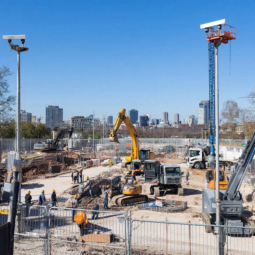 Как организовать видеонаблюдение на стройплощадке