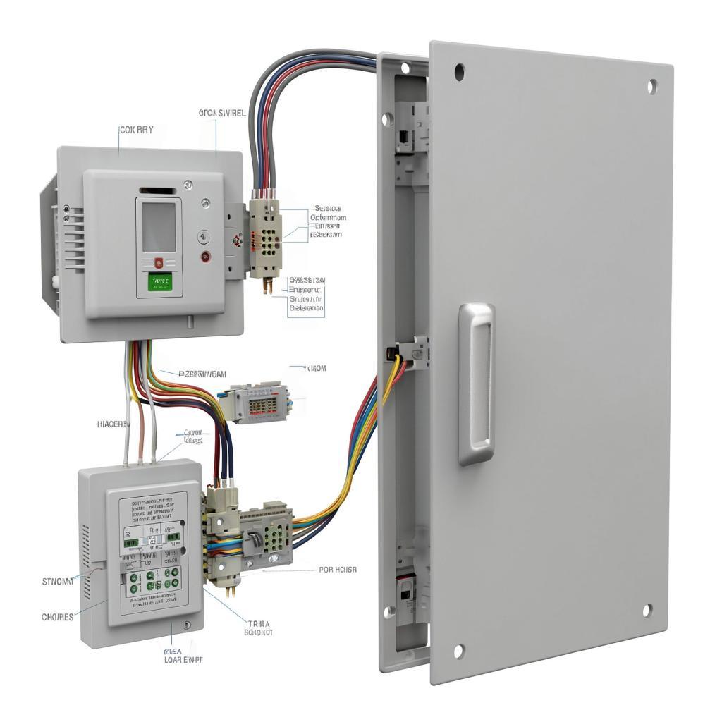 Схема подключения видеодомофона к электрозамку и домофонному замку