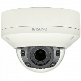 картинка Вандалостойкая купольная IP-камера Wisenet XNV-L6080R с ИК-подсветкой и Motor-zoom от магазина Охранных систем и видеонаблюдения