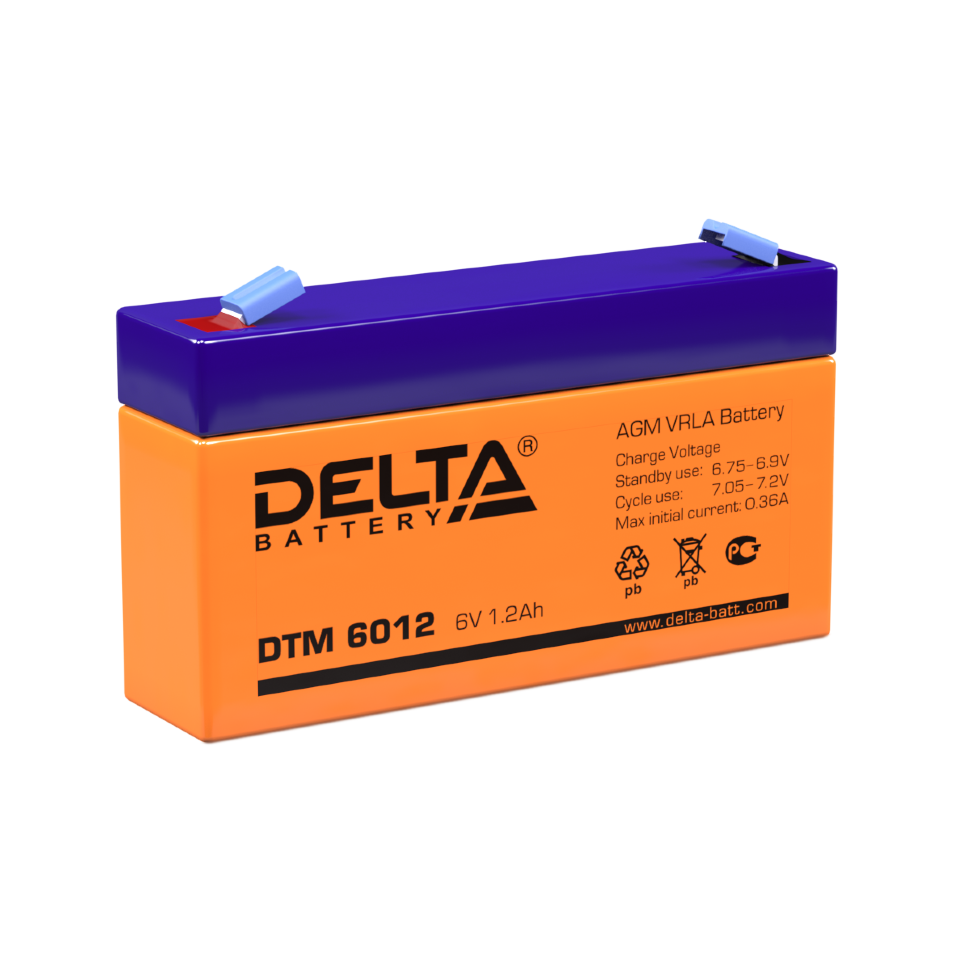 картинка DELTA battery DTM 6012 от магазина Охранных систем и видеонаблюдения