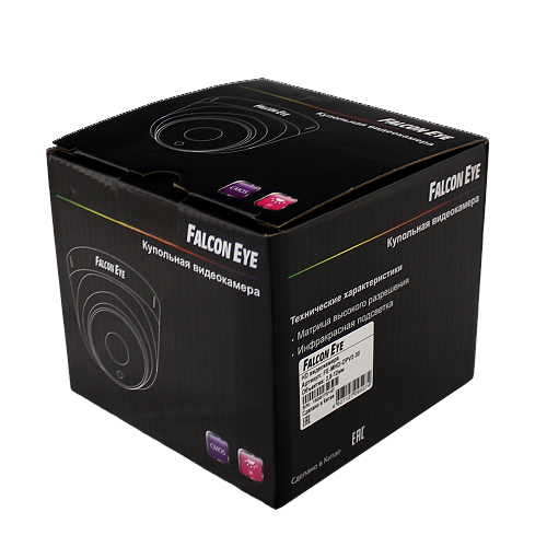 картинка Купольная IP-камера видеонаблюдения Falkon Eye FE-IPC-DP2e-30p от магазина Охранных систем и видеонаблюдения