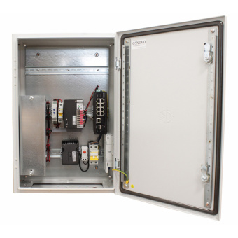 картинка РоЕ-коммутатор OS-46TB1 (SW-60812/I) от магазина Охранных систем и видеонаблюдения