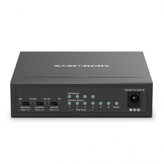 картинка PoE-коммутатор MS106LP Mercusys от магазина Охранных систем и видеонаблюдения