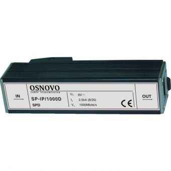 картинка Устройство грозозащиты Osnovo SP-IP/1000D от магазина Охранных систем и видеонаблюдения