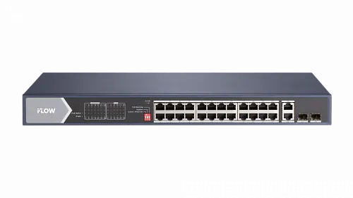 картинка Сетевой коммутатор iFLOW F-SW-EU628HPOE-V от магазина Охранных систем и видеонаблюдения