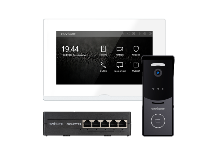 картинка IMPULSE 7 IP KIT WHITE
комплект из IP-видеодомофона, IP-вызывной панели и PoE-коммутатора от магазина Охранных систем и видеонаблюдения