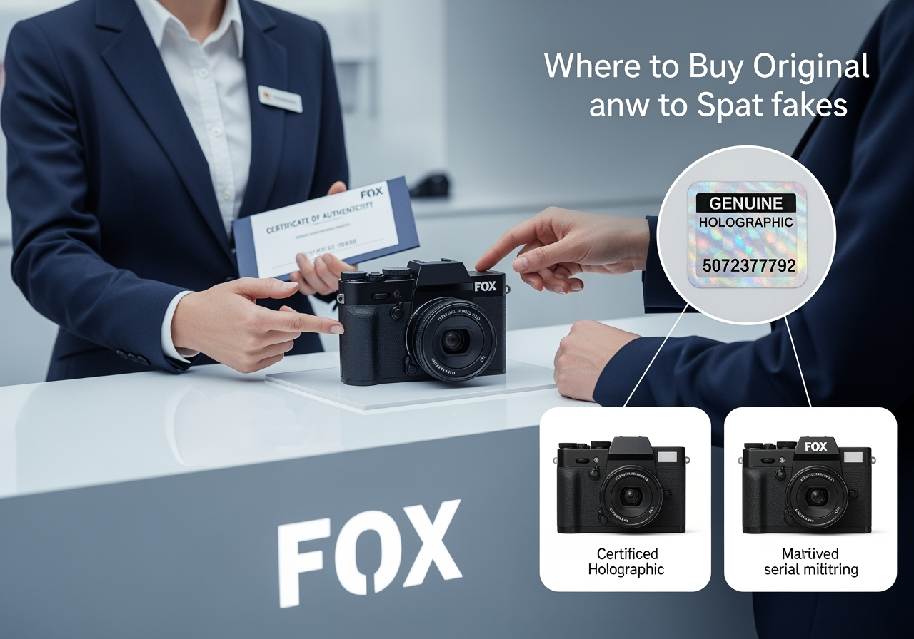 Где купить оригинальные камеры FOX и как отличить подделку