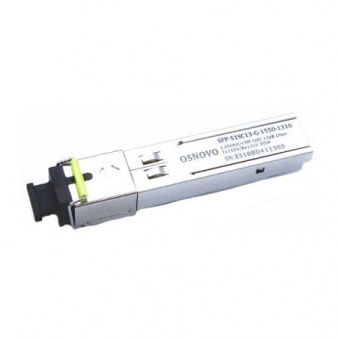 картинка SFP-модуль Osnovo SFP-S1SC13-G-1550-1310 от магазина Охранных систем и видеонаблюдения