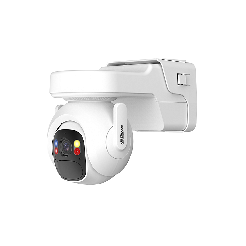 картинка DH-BP4A-4G 4 Мп уличная миникупольная (PT) IP-видеокамера с аккумулятором и 4G модулем от магазина Охранных систем и видеонаблюдения