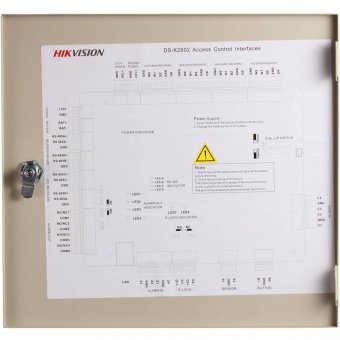 картинка Сетевой контроллер СКУД Hikvision DS-K2602, управление 2 дверьми от магазина Охранных систем и видеонаблюдения