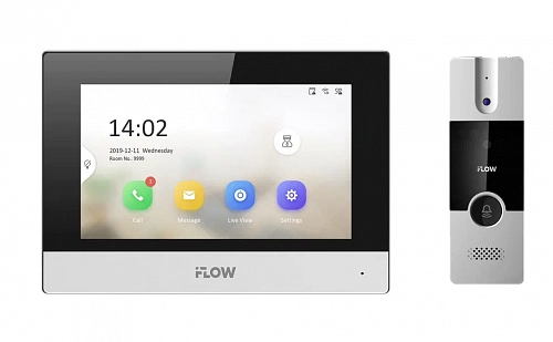 картинка Комплект гибридного IP видеодомофона F-VI-5342H от магазина Охранных систем и видеонаблюдения