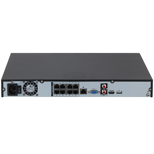 картинка DHI-NVR4208-8P-4KS3 8-канальный IP-видеорегистратор (NVR) с поддержкой PoE от магазина Охранных систем и видеонаблюдения