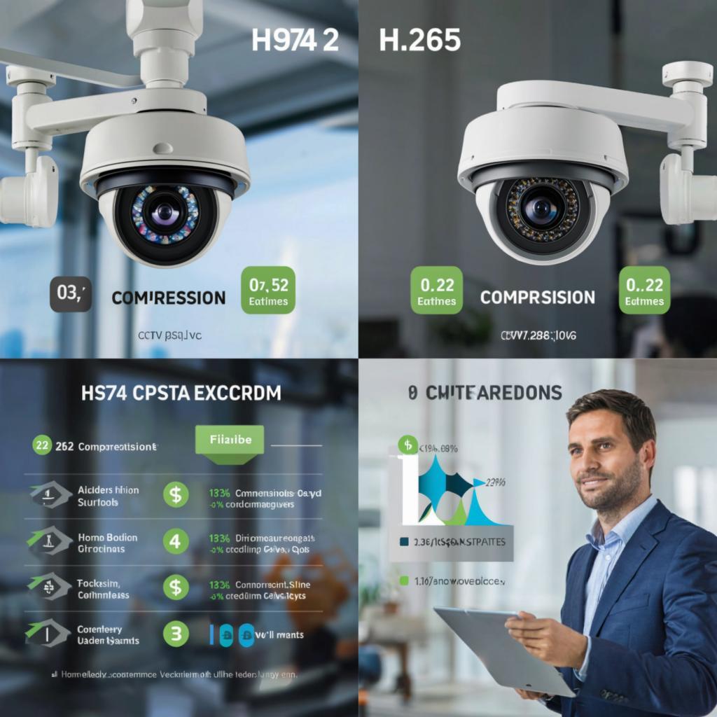 Сравнение форматов записи и сжатия: H.265 vs H.264 и влияние на трафик
