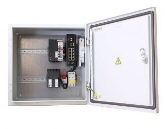 картинка РоЕ-коммутатор Osnovo OS-44T1 (SW-60812/I) от магазина Охранных систем и видеонаблюдения