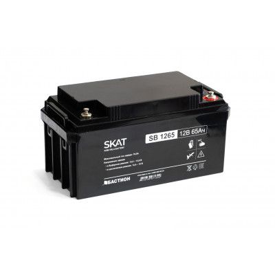 картинка Аккумулятор свинцово-кислотный  SKAT SB 1265 от магазина Охранных систем и видеонаблюдения