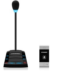 картинка S-520 Цифровое переговорное устройство "клиент-кассир" с функциями громкого оповещения, вызова и режимом "симплекс" от магазина Охранных систем и видеонаблюдения