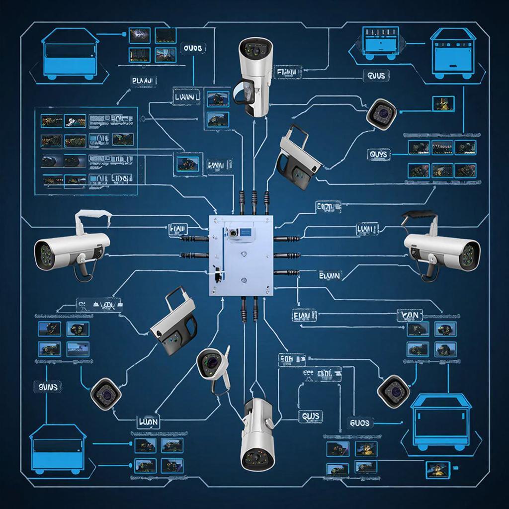 Оптимизация сети для IP-видеонаблюдения: VLAN, QoS, порты