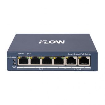 картинка PoE-коммутатор IFlow F-SW-EM606POE-VM от магазина Охранных систем и видеонаблюдения