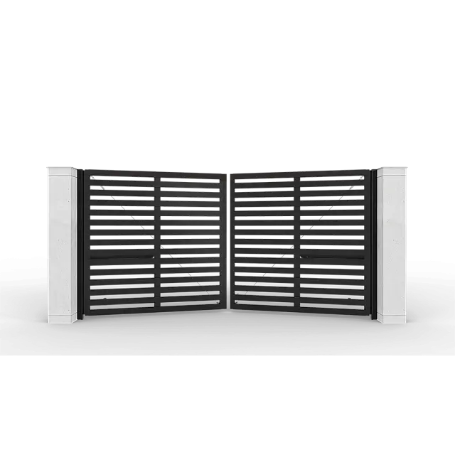 картинка Автоматические распашные ворота Prestige 4 на 2 метра с приводом AM-3000KIT цвета RAL 9005M от магазина Охранных систем и видеонаблюдения