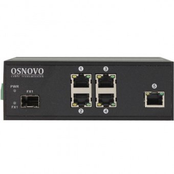 картинка PoE-коммутатор OSNOVO SW-40501/IC от магазина Охранных систем и видеонаблюдения