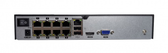 картинка IP-видеорегистратор TRASSIR TR-N1108P от магазина Охранных систем и видеонаблюдения