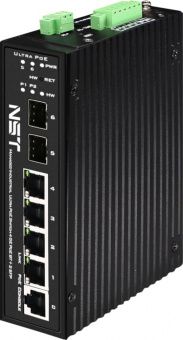 картинка PoE-коммутатор NST NS-SW-4G2G-PL/IM от магазина Охранных систем и видеонаблюдения