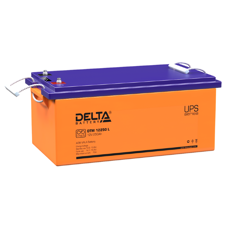 картинка DELTA battery DTM 12250 L от магазина Охранных систем и видеонаблюдения