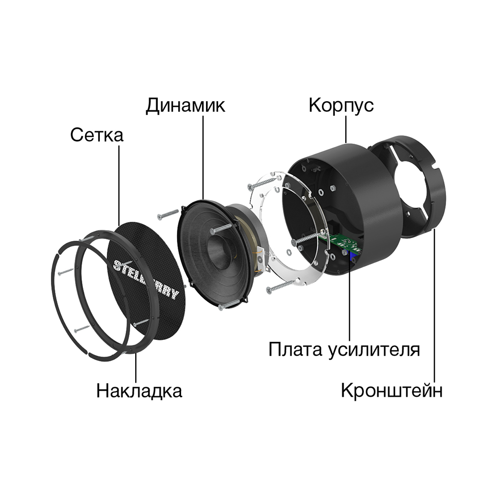 картинка F-250B — Потолочно-настенный громкоговоритель от магазина Охранных систем и видеонаблюдения