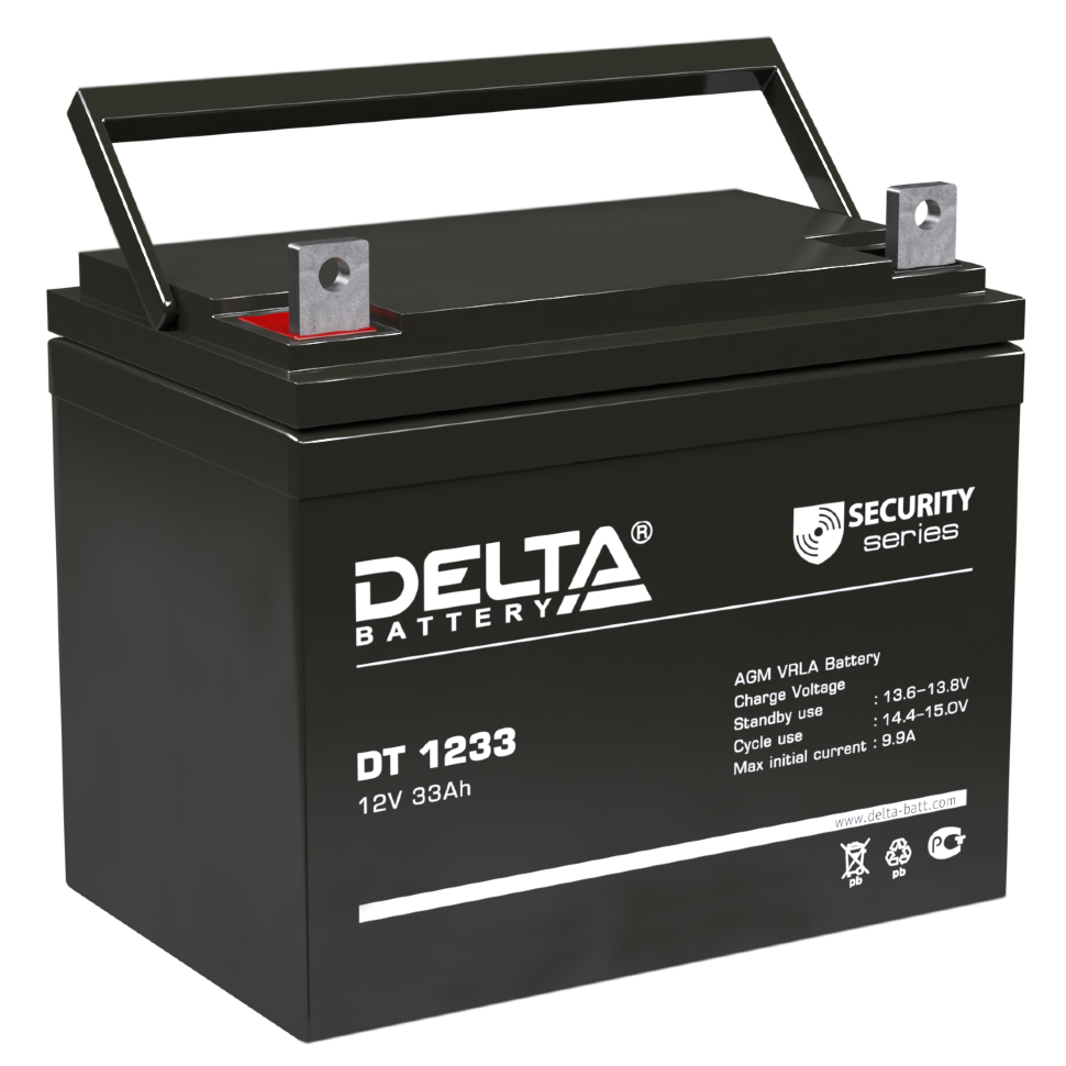 картинка DELTA battery DT 1233 от магазина Охранных систем и видеонаблюдения
