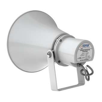 картинка Рупорный трансляционный громкоговоритель Sonar SHS-20TA (корпус белый) от магазина Охранных систем и видеонаблюдения