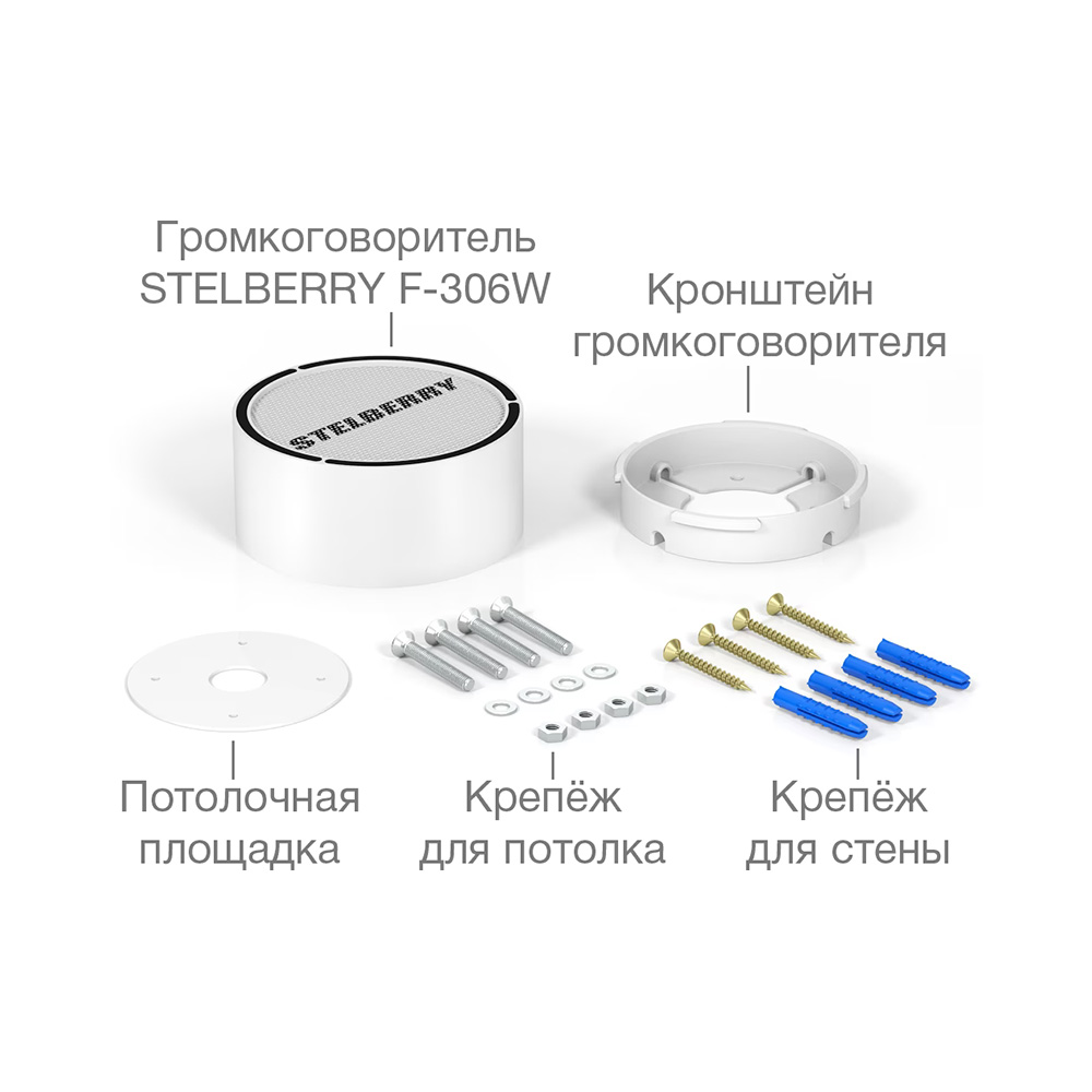 картинка F-310W — Потолочно-настенный громкоговоритель от магазина Охранных систем и видеонаблюдения