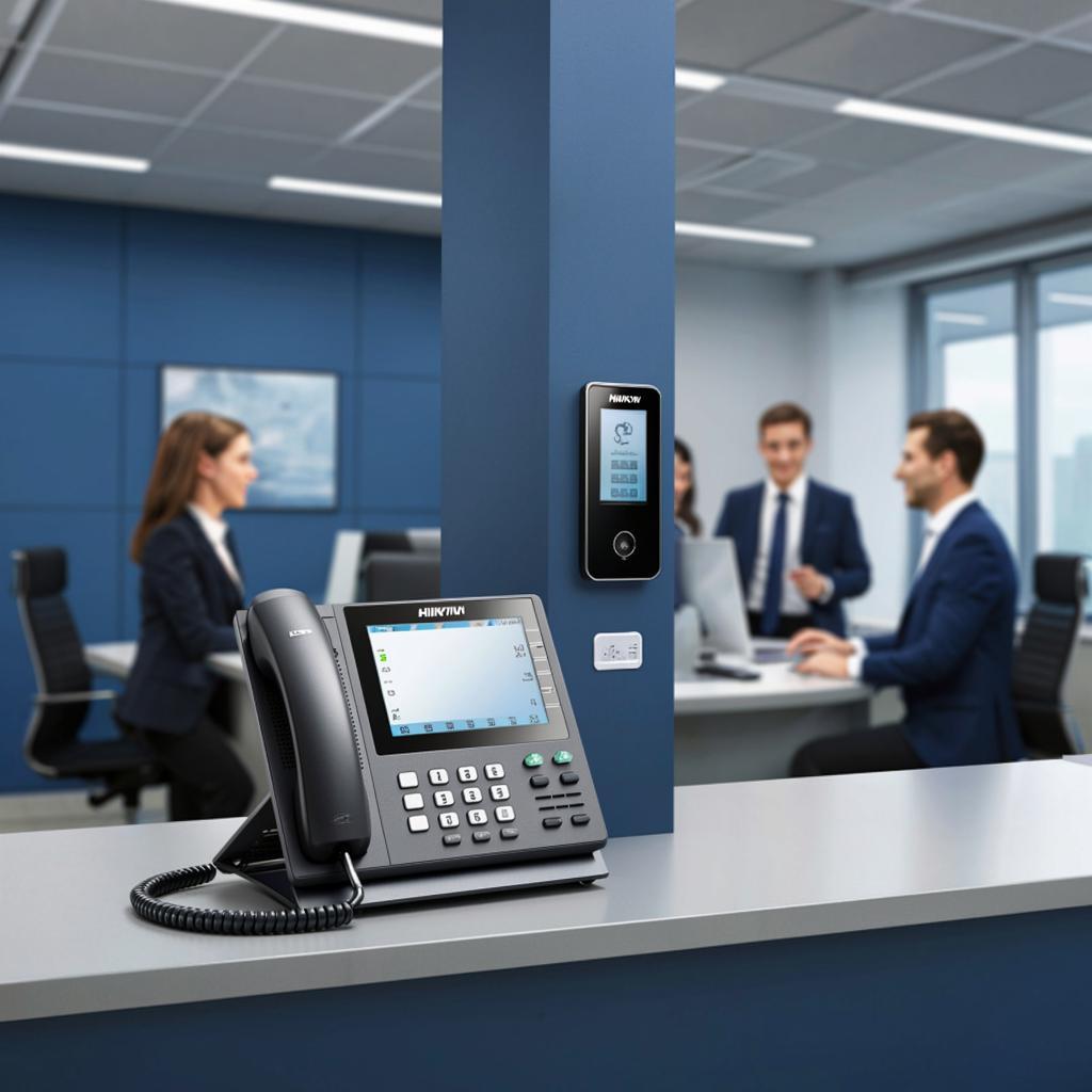 Настройка SIP и подключение к IP-АТС: Hikvision домофон для бизнеса