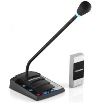 картинка Дуплексное переговорное устройство «клиент-кассир» STELBERRY S-510 с громким оповещением от магазина Охранных систем и видеонаблюдения