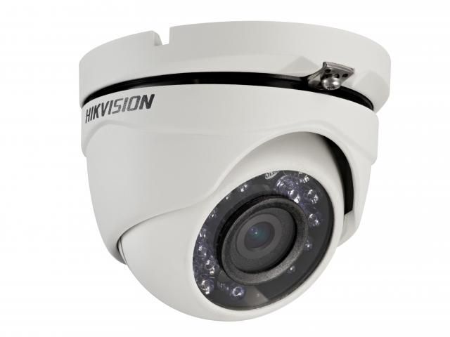 картинка HikVision DS-2CE56C0T-IRM(2,8mm) 1Мп уличная купольная HD-TVI камера с ИК-подсветкой от магазина Охранных систем и видеонаблюдения