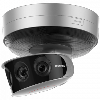 картинка Мультисенсорная 24 Мп IP-камера Hikvision DS-2CD6A64F-IHS/NFC с 4 объективами, ИК-подсветкой от магазина Охранных систем и видеонаблюдения