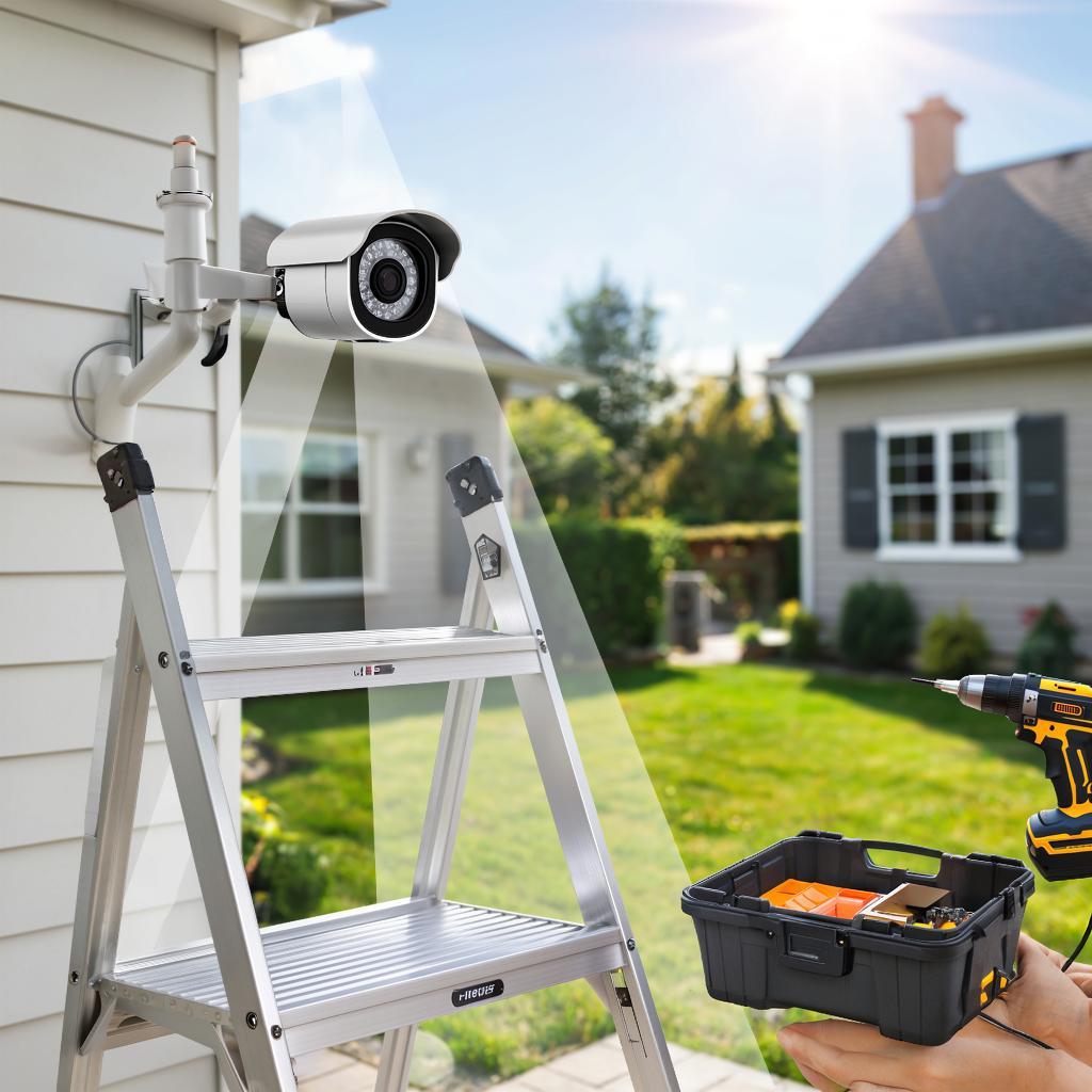 Установка уличных камер на даче: выбор места и монтаж своими руками