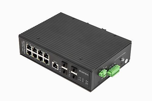 картинка NS-SW-8G4G-SPL/IM Промышленный управляемый (L2+) Ultra PoE коммутатор Gigabit Ethernet. от магазина Охранных систем и видеонаблюдения