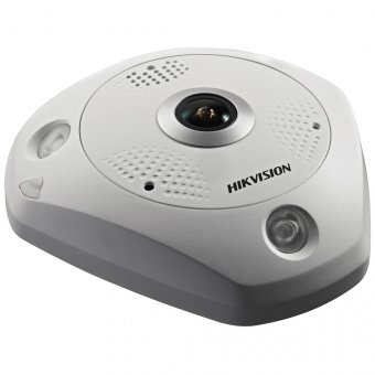 картинка 6Мп FishEye-камера Hikvision DS-2CD6362F-IS с ИК-подсветкой и мультиканальным режимом от магазина Охранных систем и видеонаблюдения