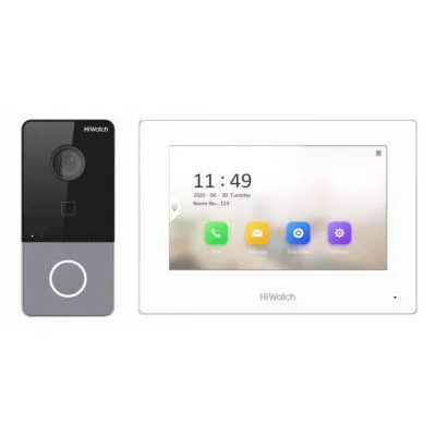 картинка Hikvision Комплект IP-домофонии DS-D100IKWF(B), Ограниченно годен от магазина Охранных систем и видеонаблюдения
