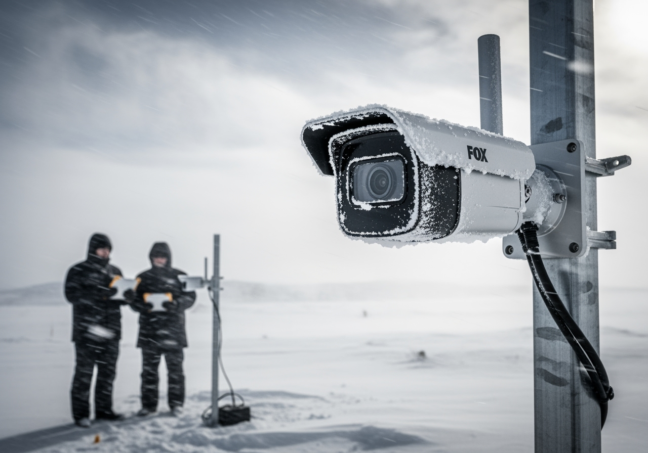 Тест на устойчивость: как камеры FOX работают при -30°C и на ветру
