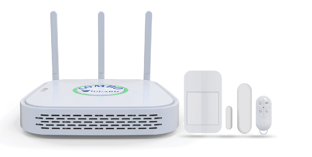 картинка VIGUARD Combox4 стартовый комплект беспроводной охранной сигнализации от магазина Охранных систем и видеонаблюдения