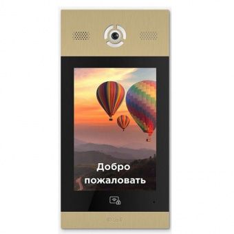 картинка Вызывная панель BAS-IP AA-14FB gold от магазина Охранных систем и видеонаблюдения