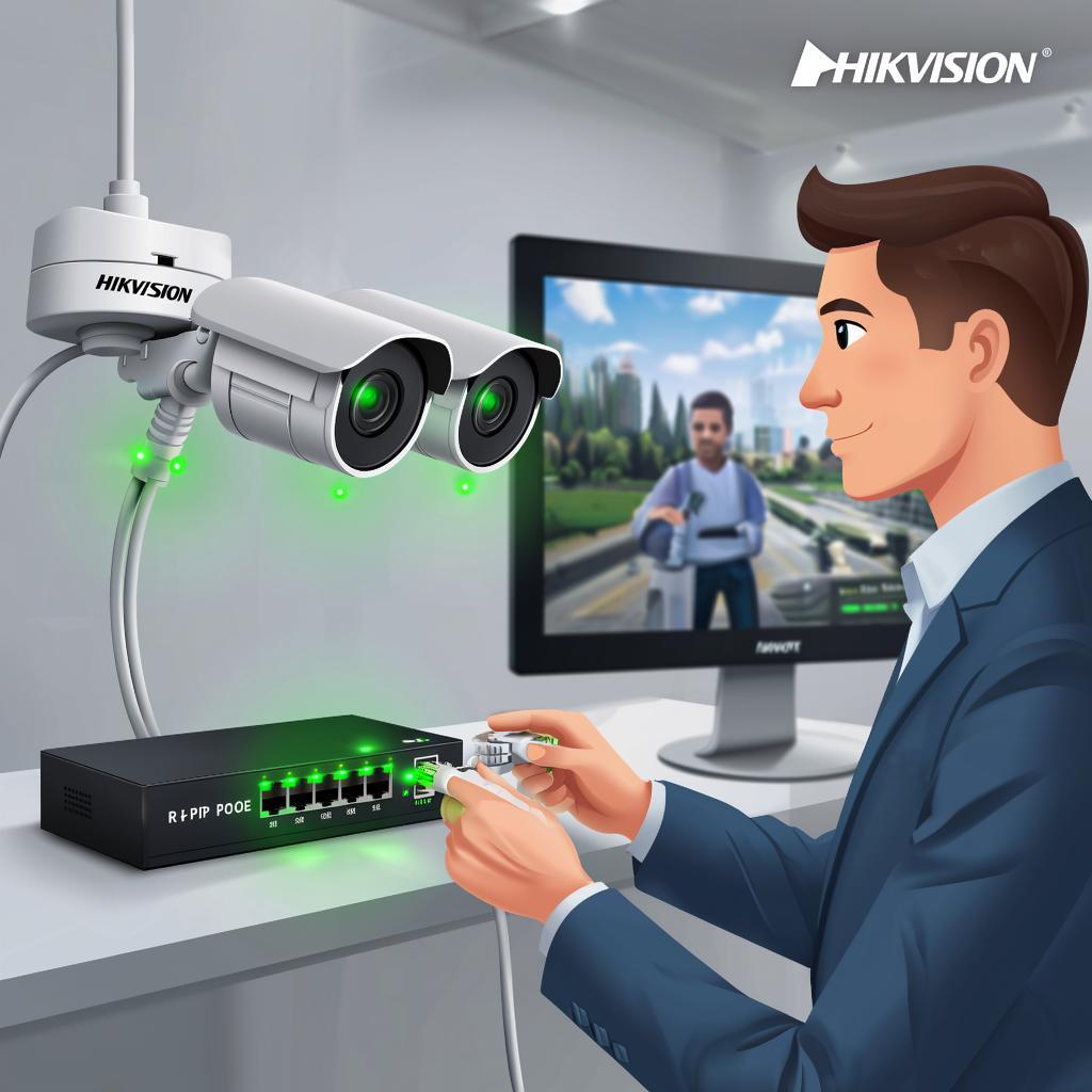 Пошаговая инструкция: подключение камер по PoE на примере Hikvision